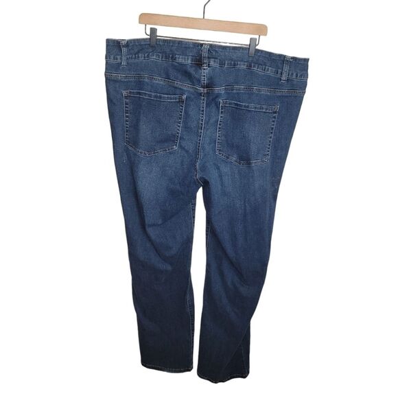 Lane Bryant high-rise straight tighter tummy denim jeans size 28L/Tall - Picture 2 of 4